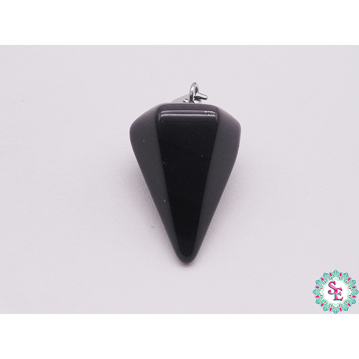 PIEDRA NATURAL PENDULO DIJE 16*24M ONIX 1