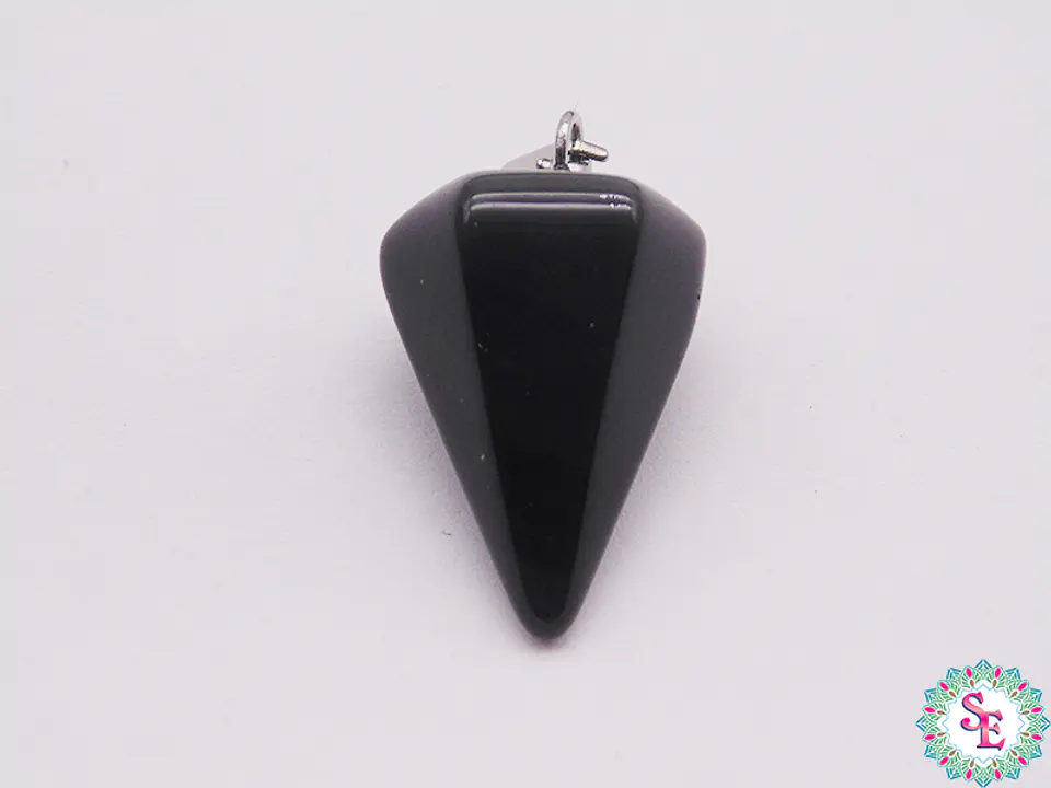 PIEDRA NATURAL PENDULO DIJE 16*24M ONIX 1