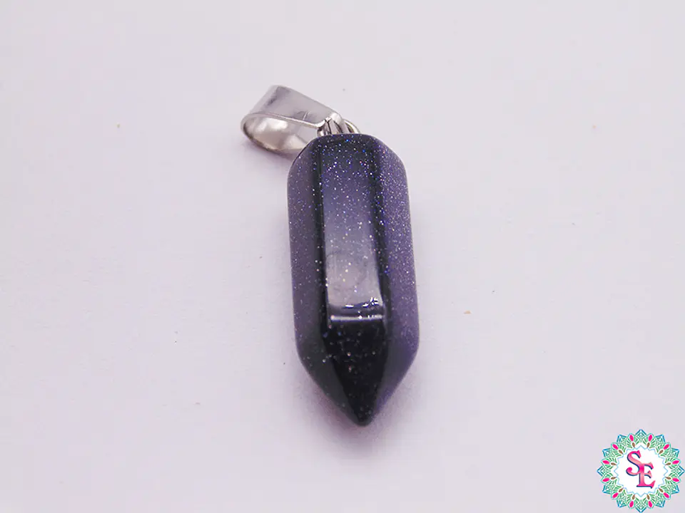 PIEDRA NATURAL PENDULO PQ 9*22M LLUVIA PLATA 1