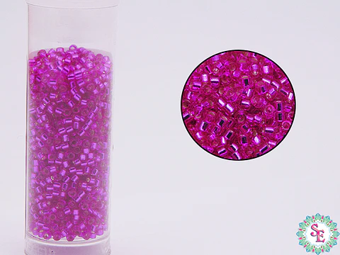 MIYUKI ORIGINAL FUCSIA METALIZADO 1340 X 10 GRAMOS 