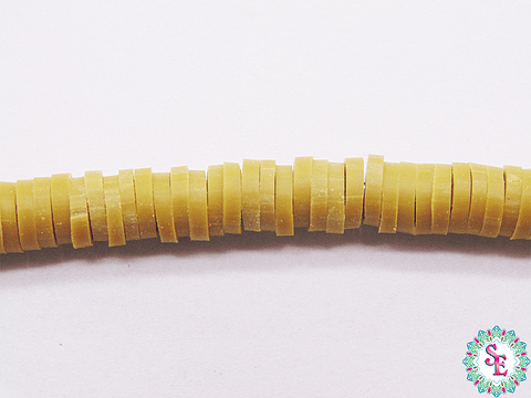 FIMO DISCO 4MM VERDE ACEITUNA  TIRA 40CM APROX 