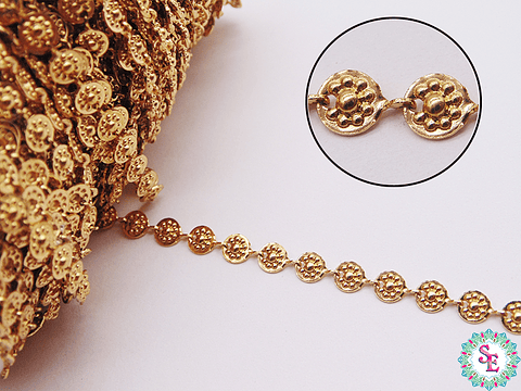 ACERO DORADO CADENA SEPARADOR ROSITA 5MM