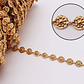 ACERO DORADO CADENA SEPARADOR ROSITA 5MM - Miniatura 1