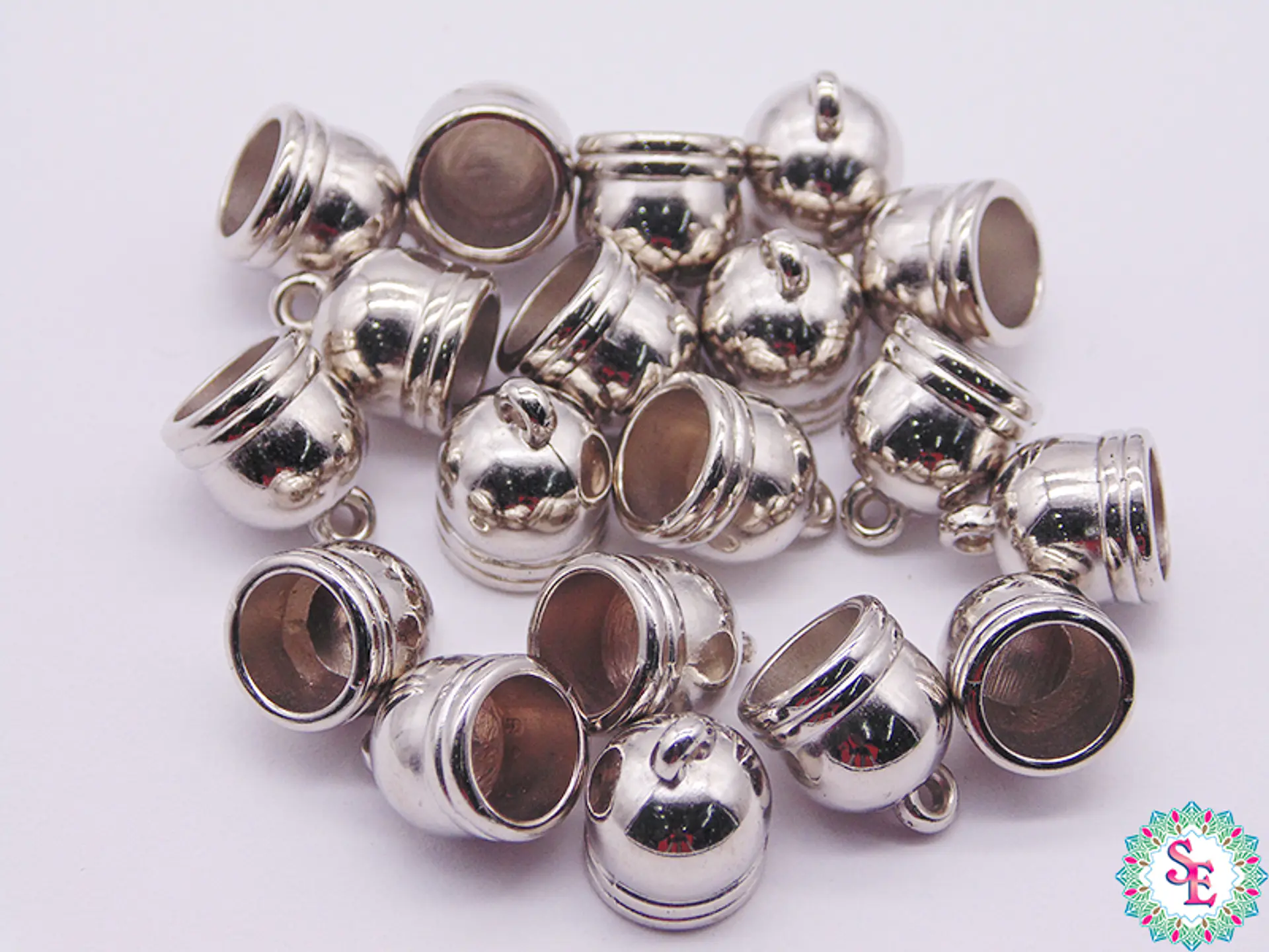 PLASTIMETAL CAMPANA 10MM PLATEADA PAQ X100 GRAMOS  1