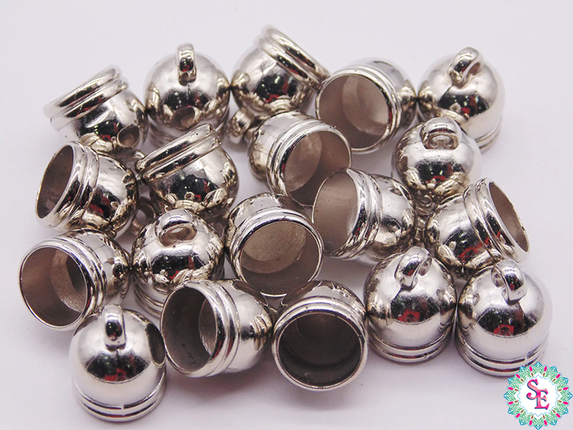 PLASTIMETAL CAMPANA 12MM PLATEADA PAQ X 100 GRAMOS  1