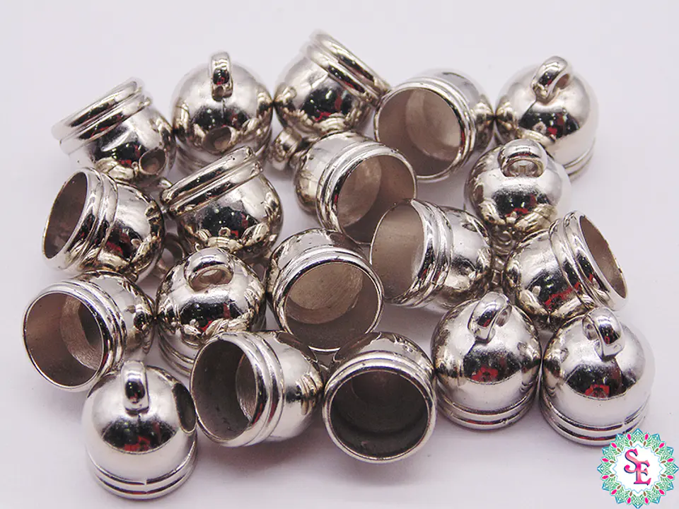 PLASTIMETAL CAMPANA 12MM PLATEADA PAQ X 100 GRAMOS  1