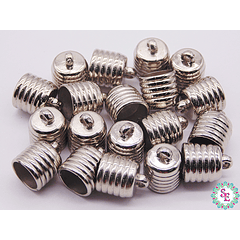 PLASTIMETAL BELL 12MM SILVER STRIPED PACK X 125 GRAMS