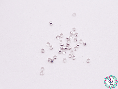 CONECTOR FANTASIA PLATEADA 2MM ( ESCALACHIN ) PAQ X 1000 UND APROX