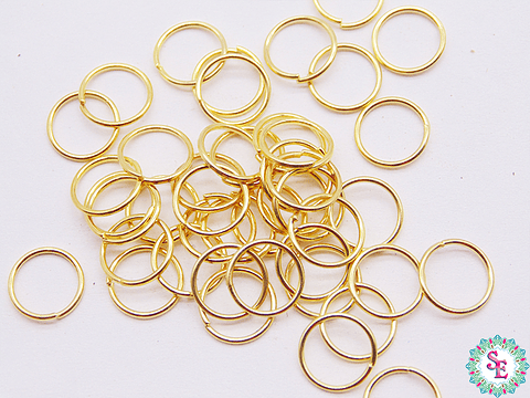 ARGOLLA FANTASIA DORADA 0.7*8MM PQ X 100 GRAMOS 