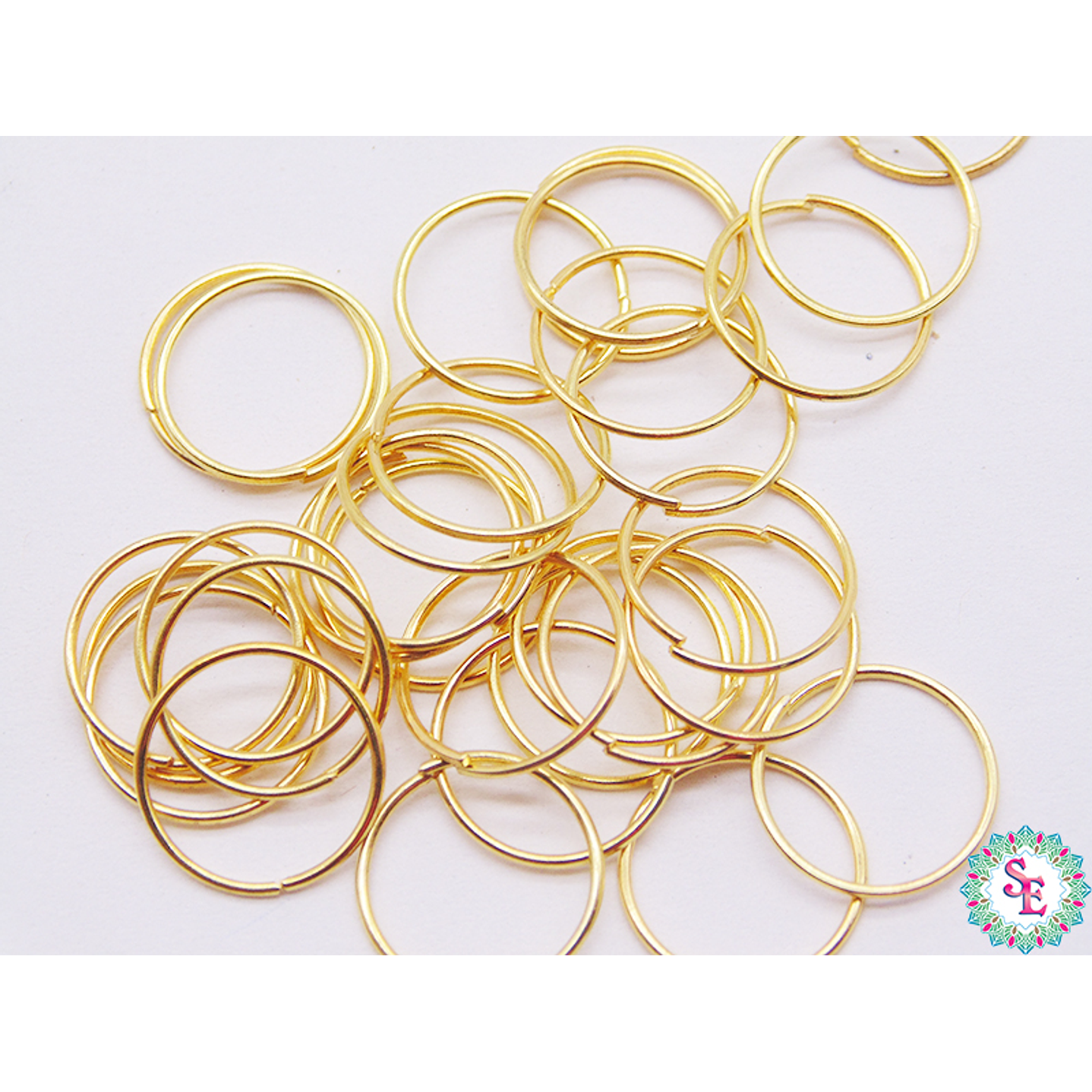 ARGOLLA FANTASIA DORADA 0.7*12MM PQ X 100 GRAMOS  1