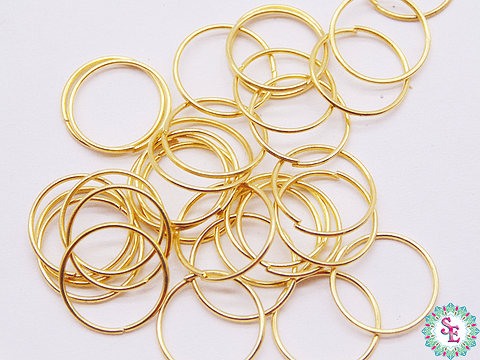 ARGOLLA FANTASIA DORADA 0.7*12MM PQ X 100 GRAMOS 
