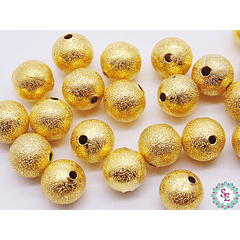 GOLDEN METALLIC CORRUGATED BALL 10MM X 10 UNIT