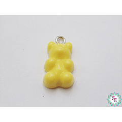 ACRYLIC BEAR CHARM 20MM YELLOW X PCS