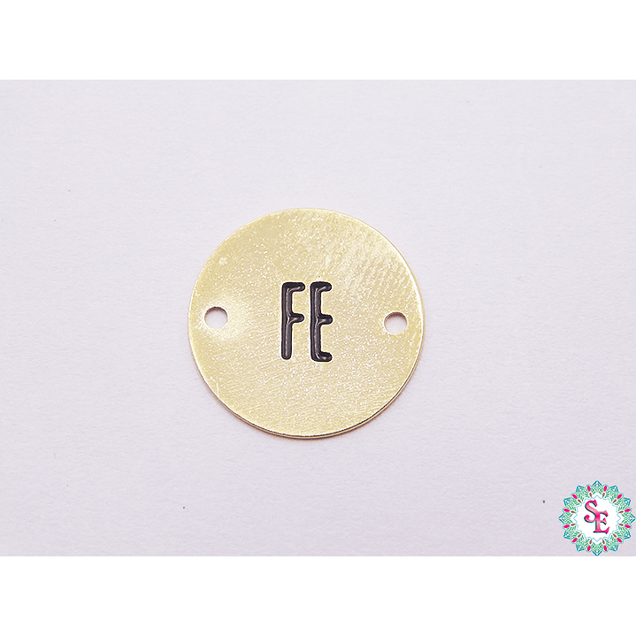 ORO GOLFI TERMINAL REDONDO FE 15MM X UND  1