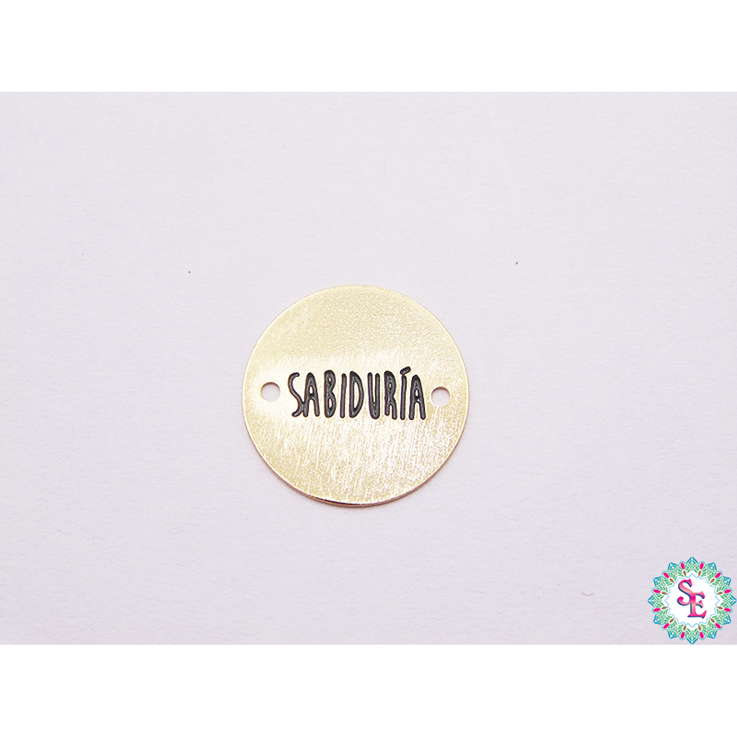 ORO GOLFI TERMINAL REDONDO SABIDURIA 15MM X UND  1