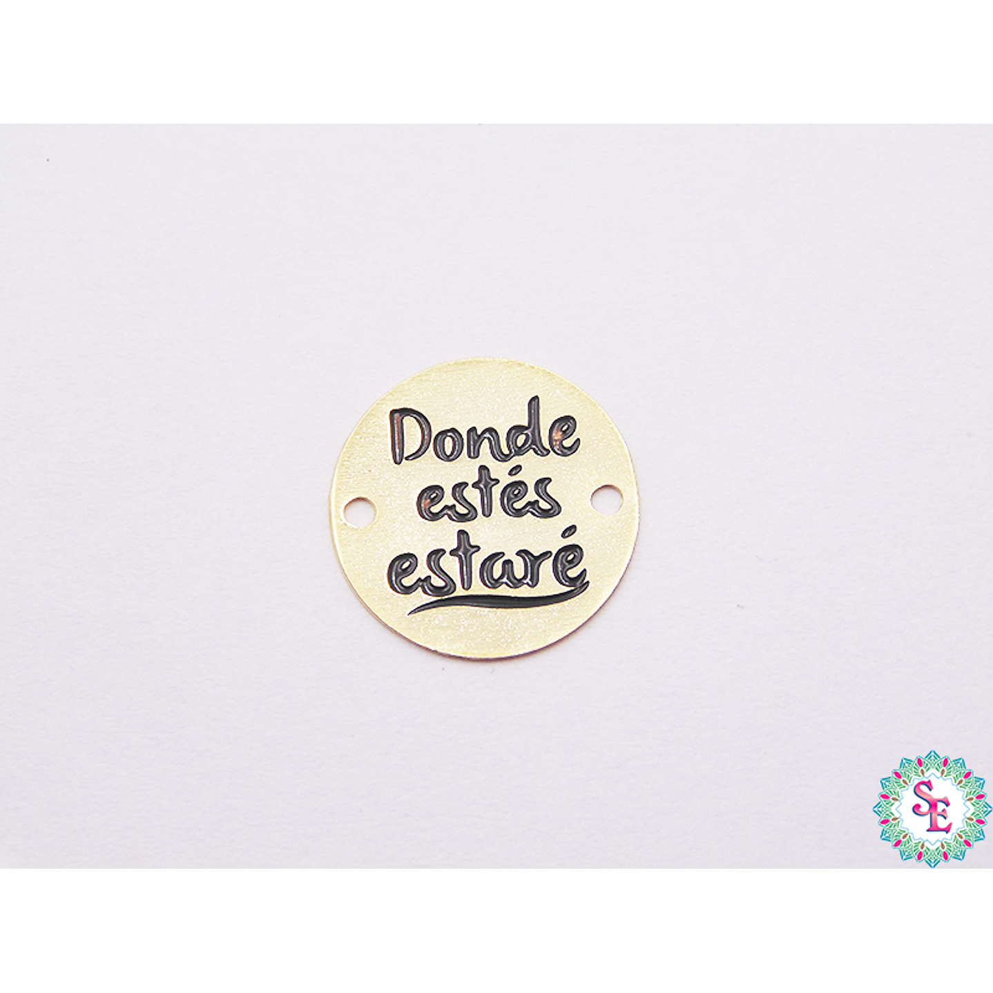 ORO GOLFI TERMINAL REDONDO DONDE ESTES 15MM X UND  1