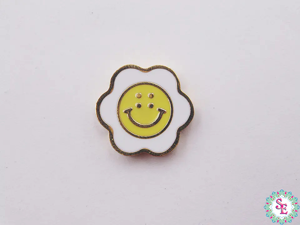 ACERO DORADO SEPARADOR  FLOR CARITA  14*3.5MM 1
