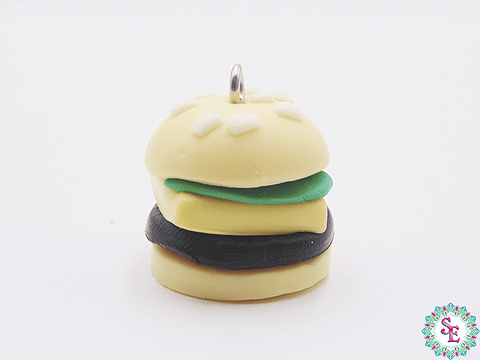 FIMO FIGURA DIJE HAMBURGUESA  18*17MM
