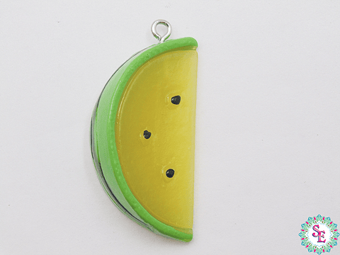 ACRILICO FIGURA DIJE SANDIA AMARILLA 37MM 