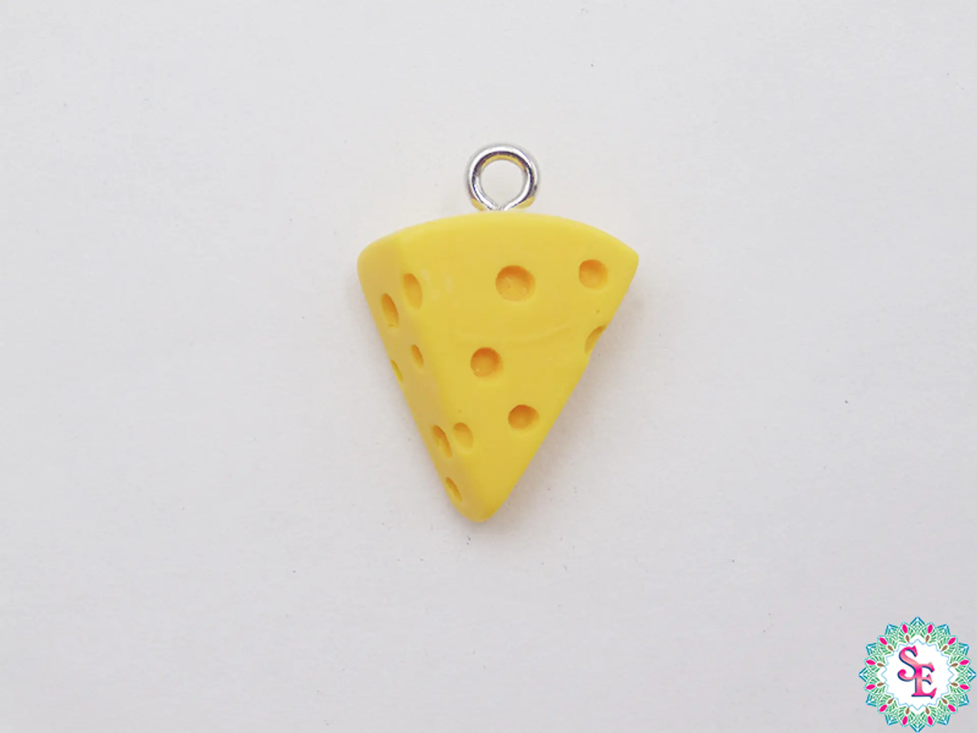 ACRYLIC FIGURE CHEESE PENDANT 16MM X UNIT 1