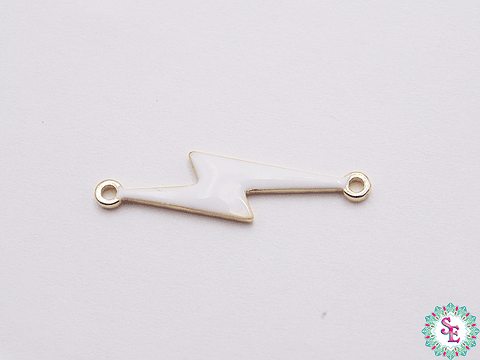 RODIO DORADO TERMINAL RAYO BLANCO 25MM 