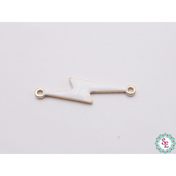 RODIO DORADO TERMINAL RAYO BLANCO 25MM  1