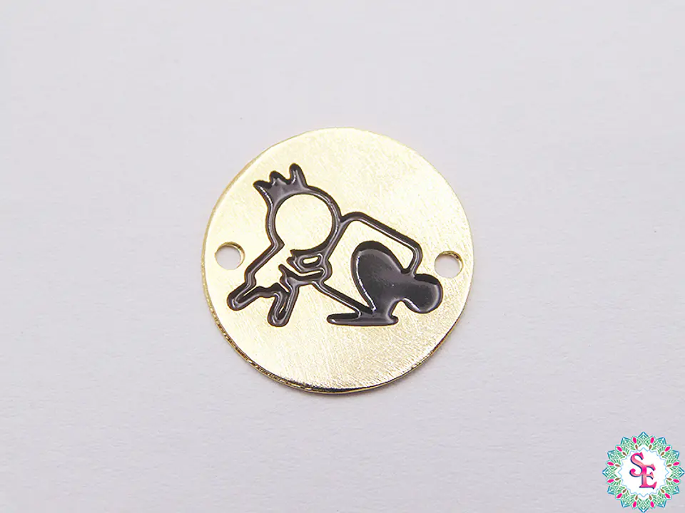 GOLD GOLFI ROUND END PUZZLE CHILD 15MM X PCS 1