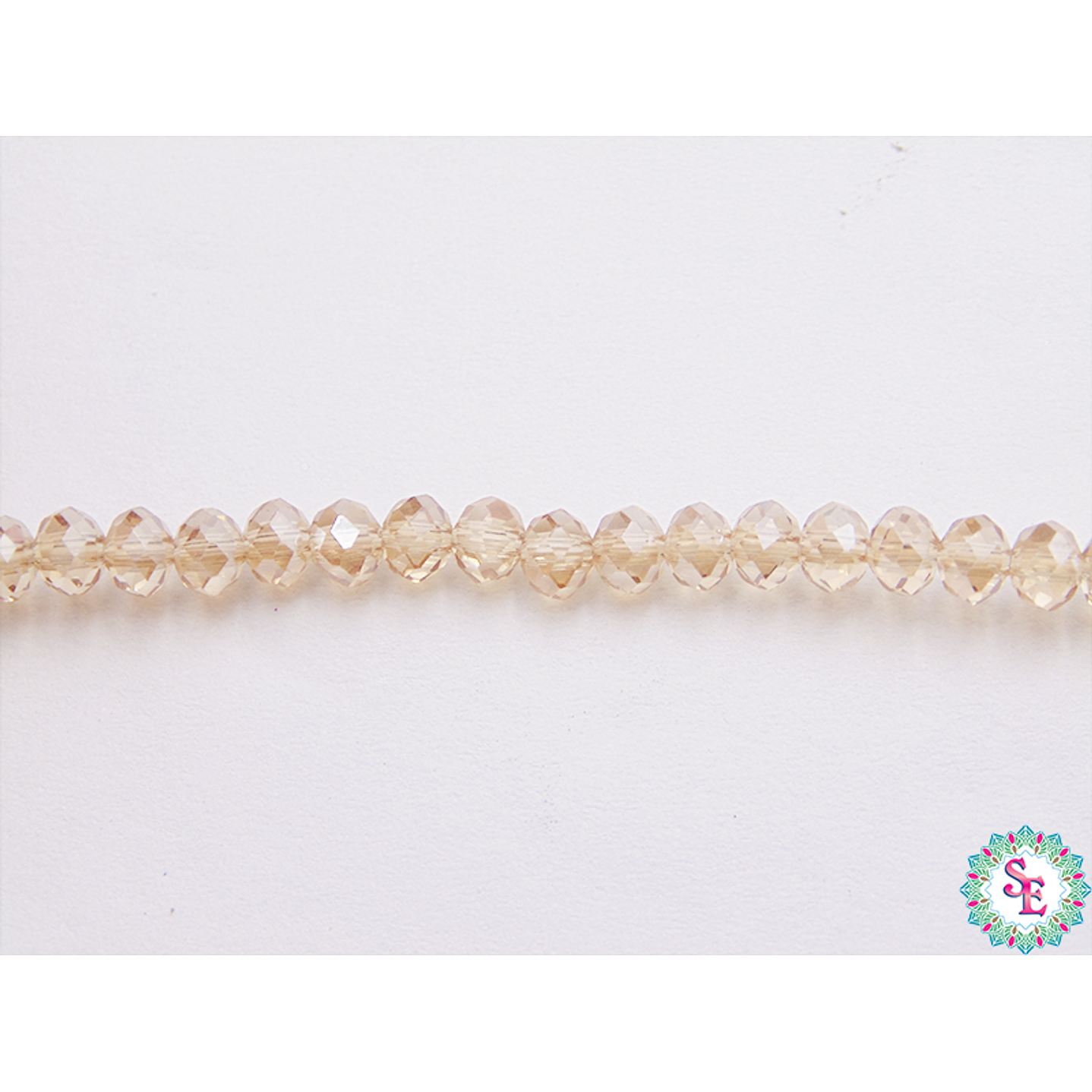 CRISTAL MURANO # 3MM CHAMPAÑA OSCURO AB TRANSPARENTE 1