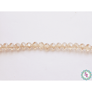 CRISTAL MURANO # 3MM CHAMPAÑA OSCURO AB TRANSPARENTE