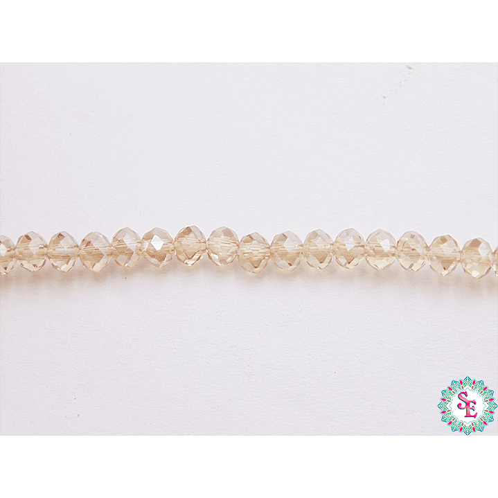 CRISTAL MURANO # 3MM CHAMPAÑA OSCURO AB TRANSPARENTE 1