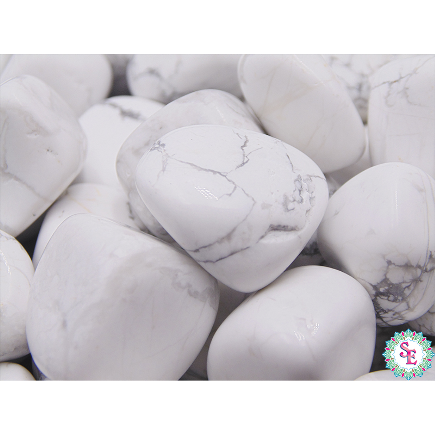 PIEDRA NATURAL MEDIANA TAMBOREADA HOWLITA 20-30MM 2