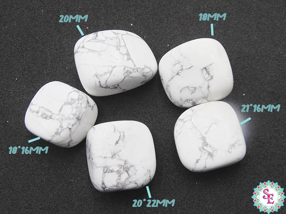 PIEDRA NATURAL MEDIANA TAMBOREADA HOWLITA 20-30MM 8
