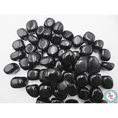 PIEDRA NATURAL MEDIANA TAMBOREADA OBSIDIANA 20-30MM