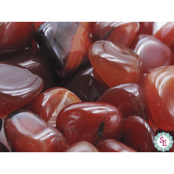 PIEDRA NATURAL MEDIANA TAMBOREADA AGATA CORNALINA 20-30MM 2