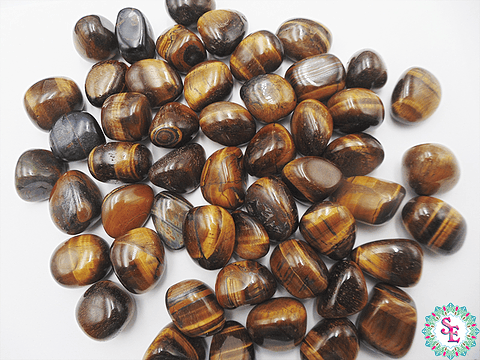 PIEDRA NATURAL MEDIANA TAMBOREADA OJO DE TIGRE 20-30MM