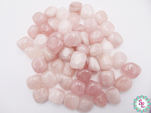 PIEDRA NATURAL MEDIANA TAMBOREADA CUARZO ROSA 20-30MM