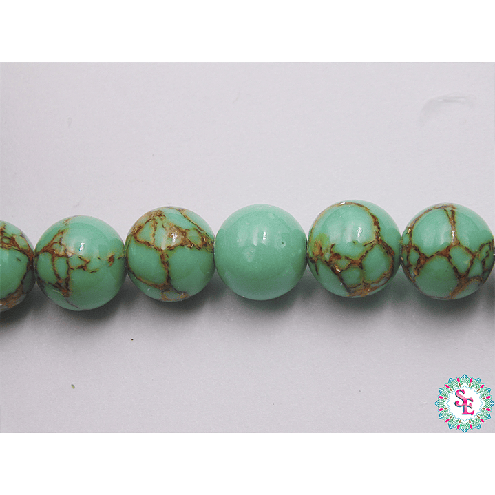 PIEDRA CRISTAL 8M GOLDE LACE TURQUI VERDE MENTA 1