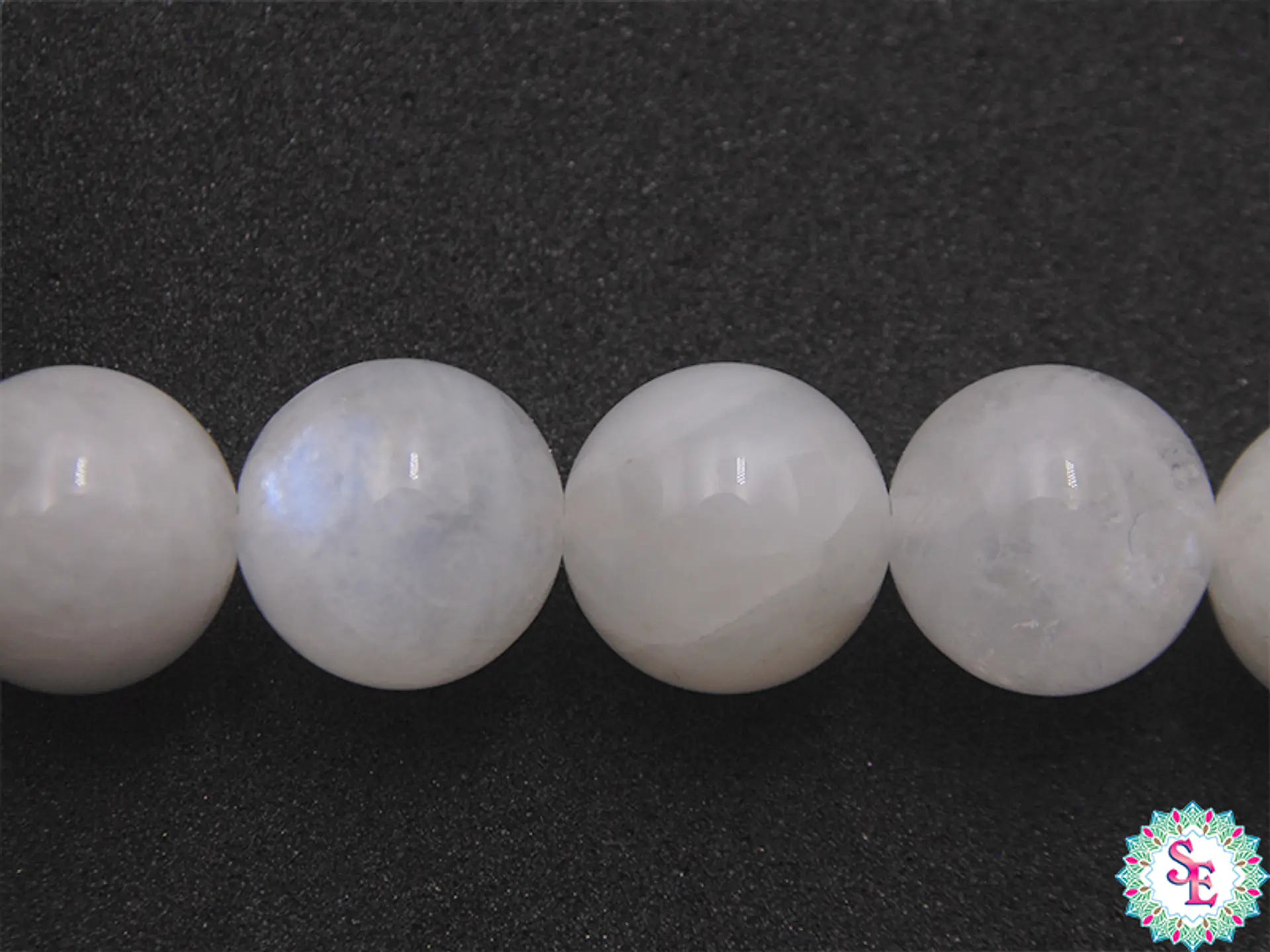 PIEDRA NATURAL LISA # 10MM MOONSTONE ( PIEDRA LUNAR ) 3