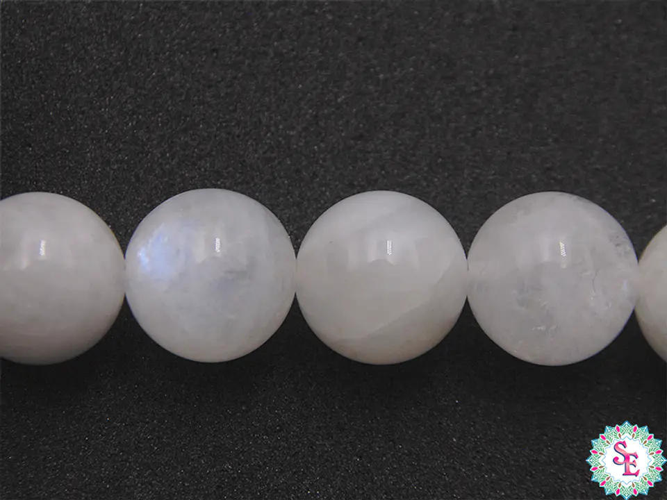 PIEDRA NATURAL LISA # 10MM MOONSTONE ( PIEDRA LUNAR ) 3