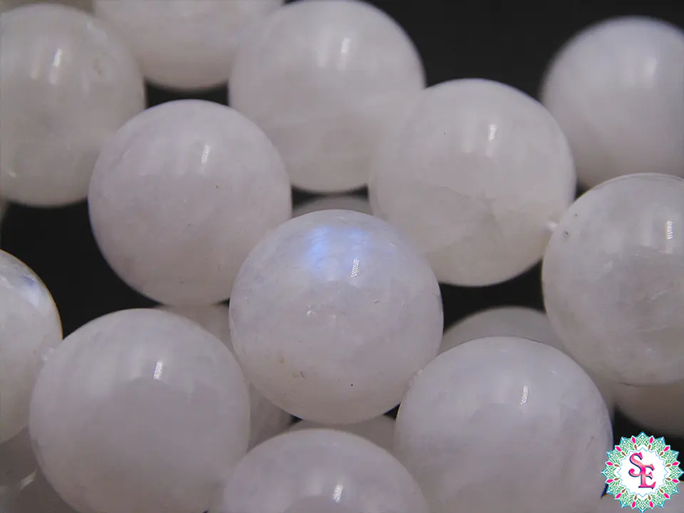 PIEDRA NATURAL LISA # 10MM MOONSTONE ( PIEDRA LUNAR ) 5