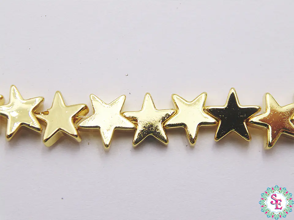 GOLDEN RUBBER STAR 8MM X 32 UNIT APPROX 1