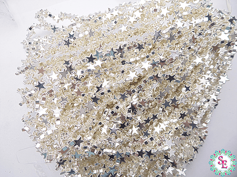 ACERINA PLATEADA 33 ESTRELLA 8MM X 32 UND APROX 