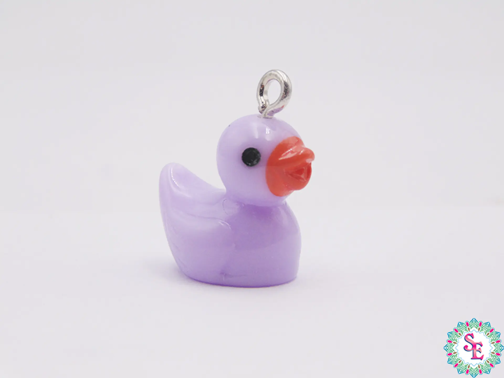 ACRILICO FIGURA DIJE PATO LILA 15MM 1