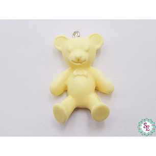 ACRILICO FIGURA DIJE OSO AMARILLOPASTEL 32*24 X UND 