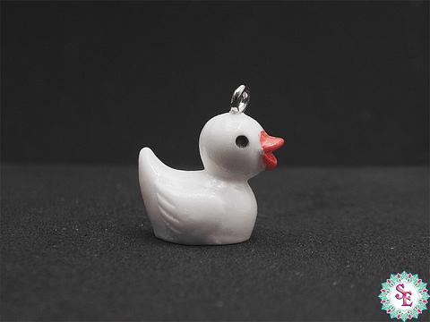 ACRILICO FIGURA DIJE PATO BLANCO 15MM