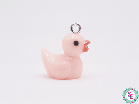 ACRILICO FIGURA DIJE PATO NUDE 15MM