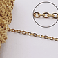 ACERO DORADO CADENA OVALADA 0.6MM  - Miniatura 1