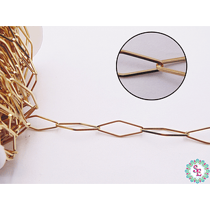 ACERO DORADO CADNA ROMBO 7*19MM 