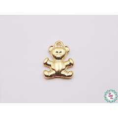 GOLDEN SAMAK BROWN BEAR PENDANT 16MM X UNIT