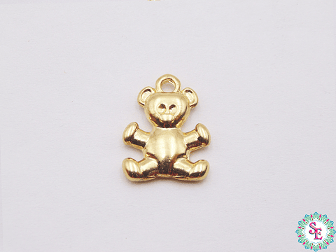 SAMAK DORADA  DIJE OSO PARDO 16MM 